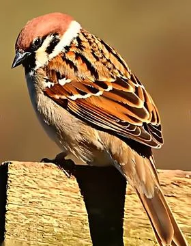 Stylish Sparrow Stock Photos
