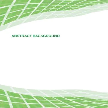 Stylish square abstract tiled green background Illustrazione stock