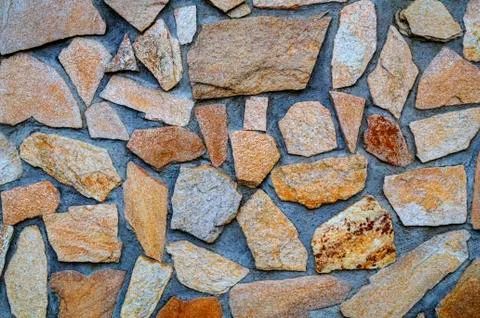 Stylish stone wall background Stock Photos