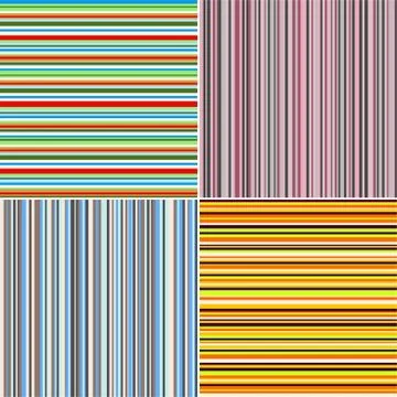 Stylish stripe backgrounds (seamless) Stock Illustration