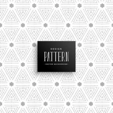 Stylish subtle dots triangle pattern background Stockillustratie