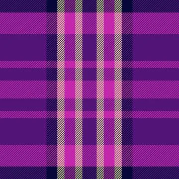 Stylish tartan pattern with violet hues. Ideal for textile design, fashion, o Stock Illustration