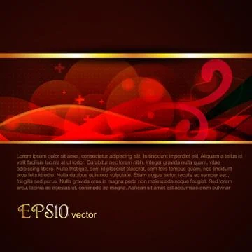 Stylish template Stock Illustration