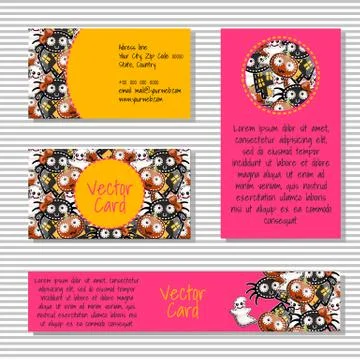 Stylish template with modern design of creative holiday or visiting card Stock Illustration