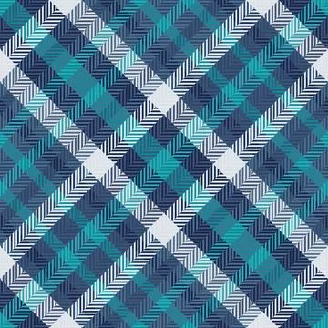 Stylish textile pattern of checks in cool blues and greens. Suitable for back 스톡 일러스트