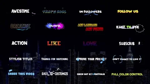 Stylish Titles | After Effects Stock After Effects