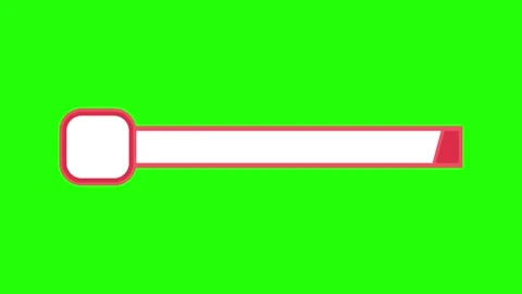 Stylish, Trendy Lower Third Motion Graphics on Green Background 04 Stock Footage 247208292
