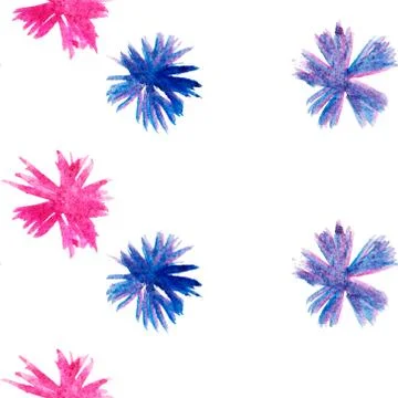 Stylish vector pattern flower Illustrazione stock