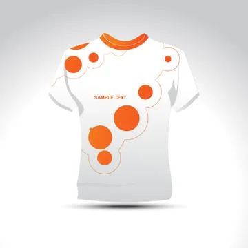 Stylish vector tshirt Illustrazione stock