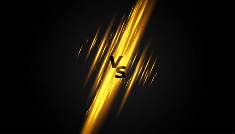 Stylish versus vs screen banner for duel boxing fight Stock Illustration