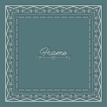 Stylish vintage frame Illustration