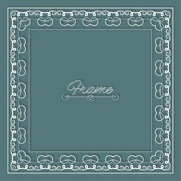 Stylish vintage frame Illustration