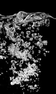 Stylish water splash Stock Photos