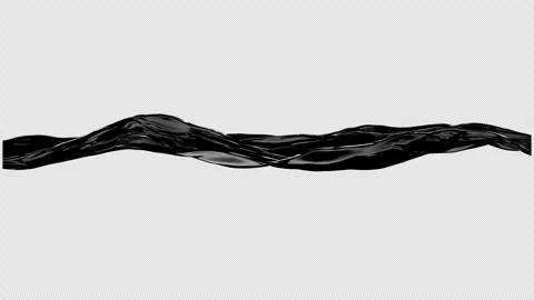 Stylish Water Waves Multi Screens Video stock 336329134