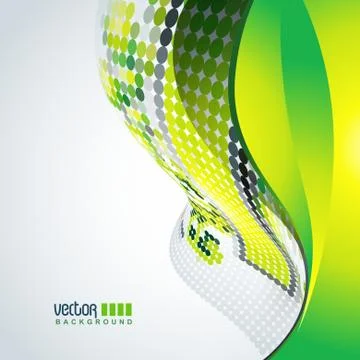 Stylish wave Stock Illustration