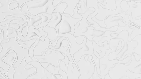 Stylish white background with abstract lines pattern - seamless looping (4K) Video stock 99462625