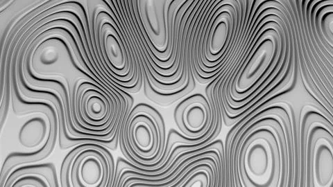 Stylish white colored background with flowing lines. Abstract topographic map Stock Illustration
