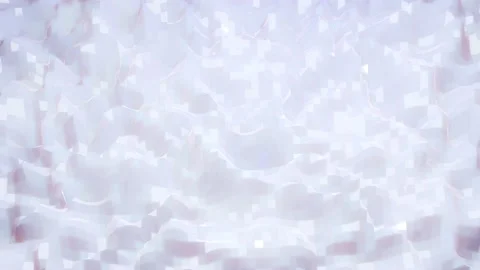 Stylish white creative abstract low poly background in 4k. Abstract waves move Stock Footage 137504652