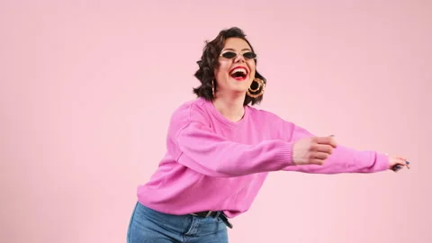 Stylish woman dancing funny trendy meme ... | Stock Video | Pond5 Stylish woman dancing funny trendy meme ... | Stock Video | Pond5