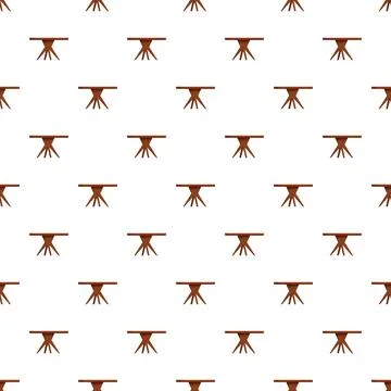 Stylish wooden table legs pattern seamless repeating background Stock Illustration