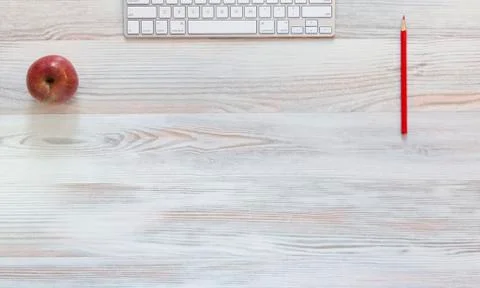 Stylish working desk Stock Photos
