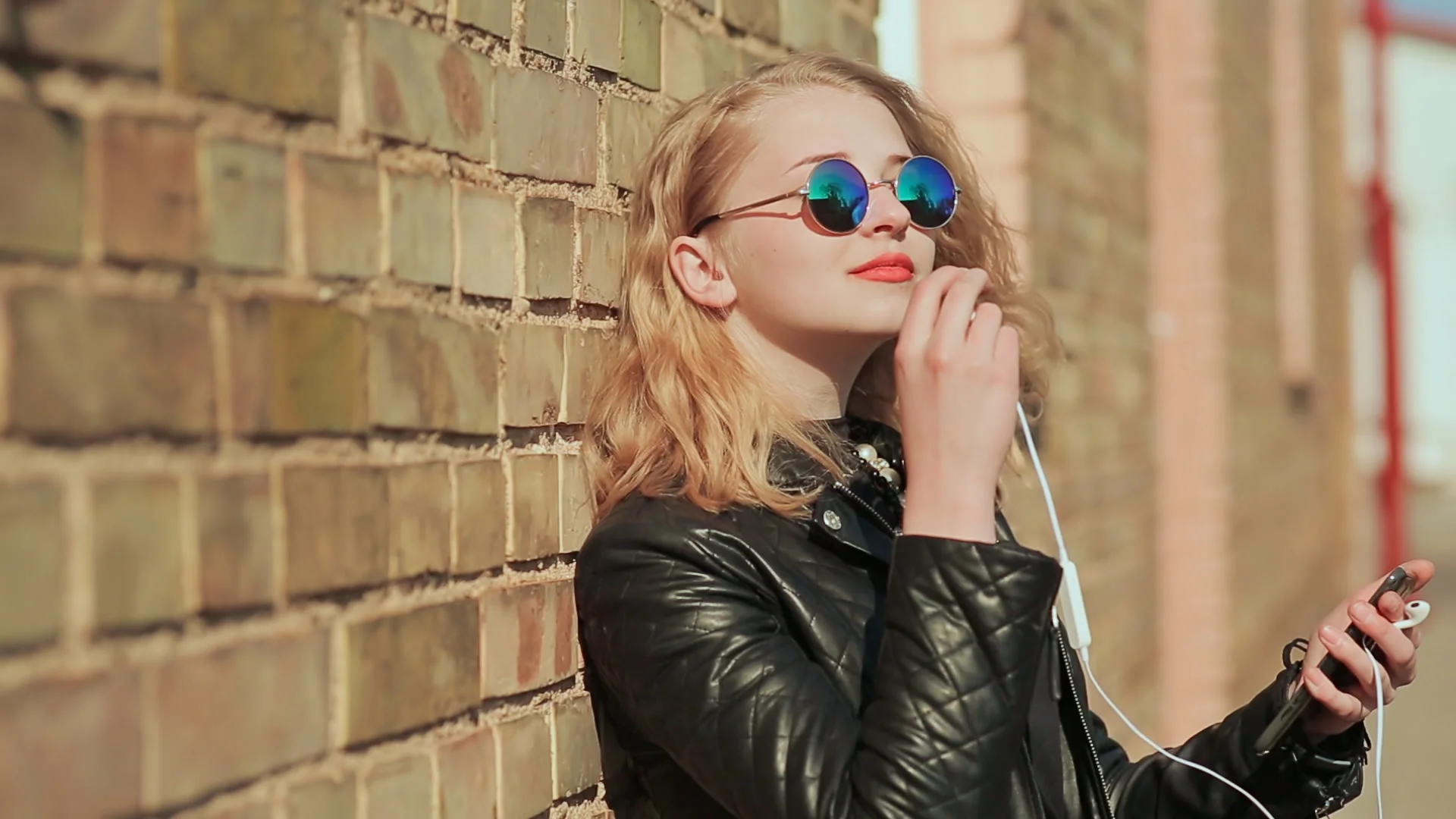 Attractive Blonde Girl With Sunglasses Stock Photo, Picture and Royalty  Free Image. Image 27473037.