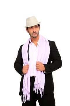 Stylish young man Stock Photos