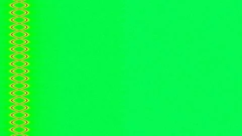 Stylish zigzag stitching overlay on vibrant neon lime green abstract backgrou Stock Footage 336768329