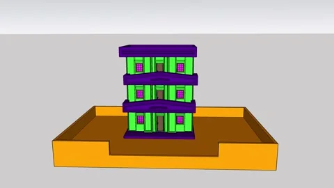 The Stylist Modern Building Stock-Footage 344411297