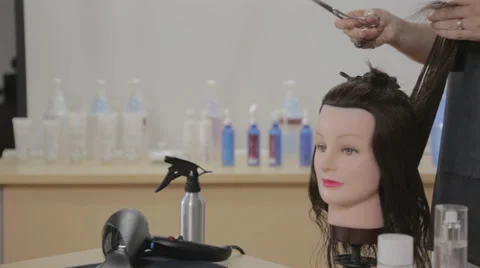 Stylist School Stock Footage 38352057