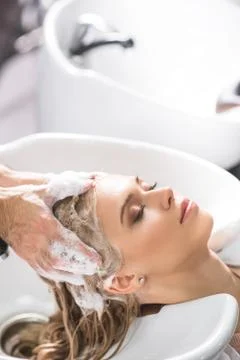 Stylist is working with client Foto stock