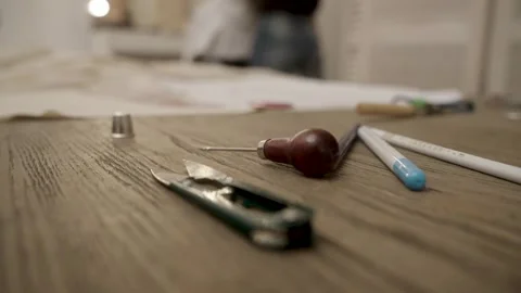 Stylist Workshop Tools Stock Footage 321946668