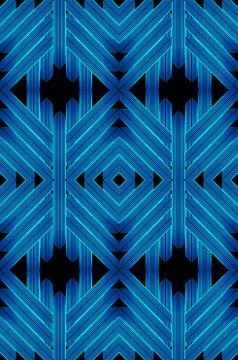 Stylistic abstract light background with a diverse geometric structure. 3D Stock Illustration