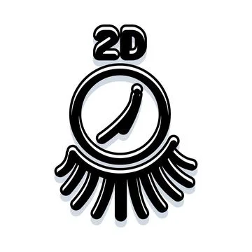 Stylized 2d graphic abstract modern design icon Stock Illustration