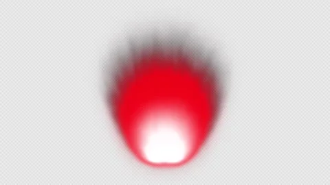 Stylized 2D Red Energy Aura Force Field 4K Seamless Loop Alpha Vidéo 334095702