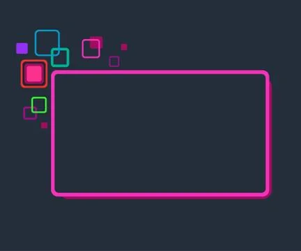 Stylized abstract frame Stock Illustration