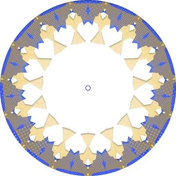 Stylized Abstract Gradient Icons for Digital and Creative Design Illustrazione stock