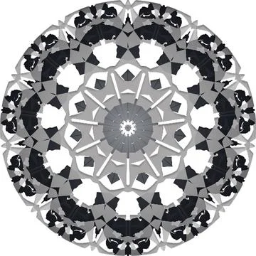 Stylized Abstract Gradient Icons for Digital and Creative Design 库存插图