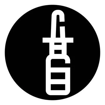 Stylized abstract logo icon generating creative design solution Stock Illustration