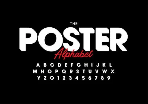 Stylized alphabet Stock Illustration