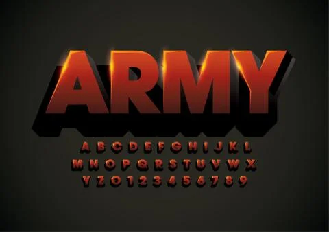 Stylized alphabet Stock Illustration