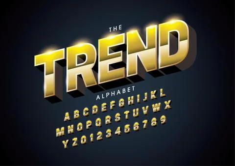 Stylized alphabet Stock Illustration