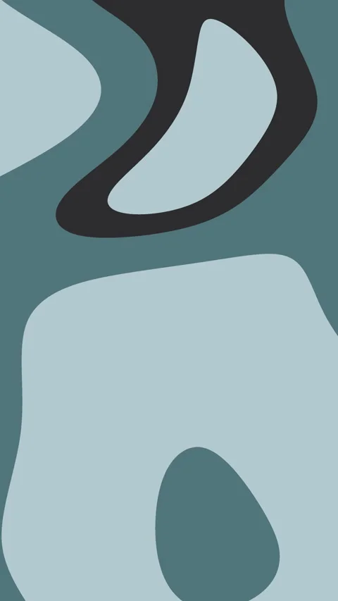 Stylized animal face close up with large eye and organic shapes Видео 336952088