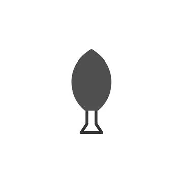 Stylized arboreal graphic a simple tree vector illustration showcasing natu.. 스톡 일러스트