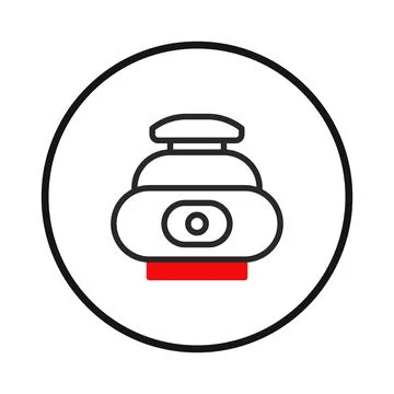 Stylized aromatherapy diffuser illustration conveying relaxation through a .. Illustrazione stock