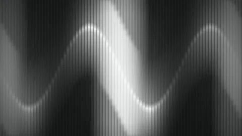 A stylized audio visualizer sine wave flows in a seamless loop Stock Footage 341274672