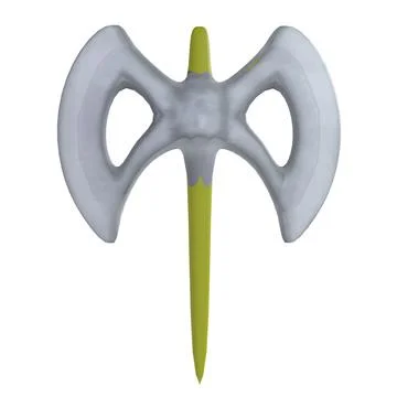 Stylized Axe isolated on white background Foto stock