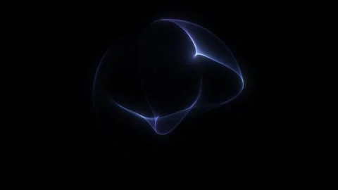 Stylized blue gradient sphere softly glowing in seamless 4K 60FPS loop. Ide.. Video stock 334235780