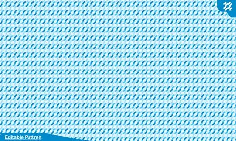 Stylized blue teardrop pattern background イラスト素材