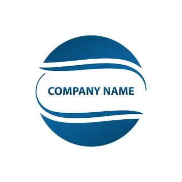 Stylized blue winter globe vector illustration isolated on white background. Stock Illustration